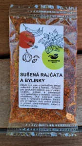 Sušená rajčata a bylinky