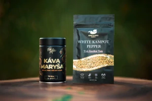AromaSet: Bílý Kampotský Pepř & káva Maryša